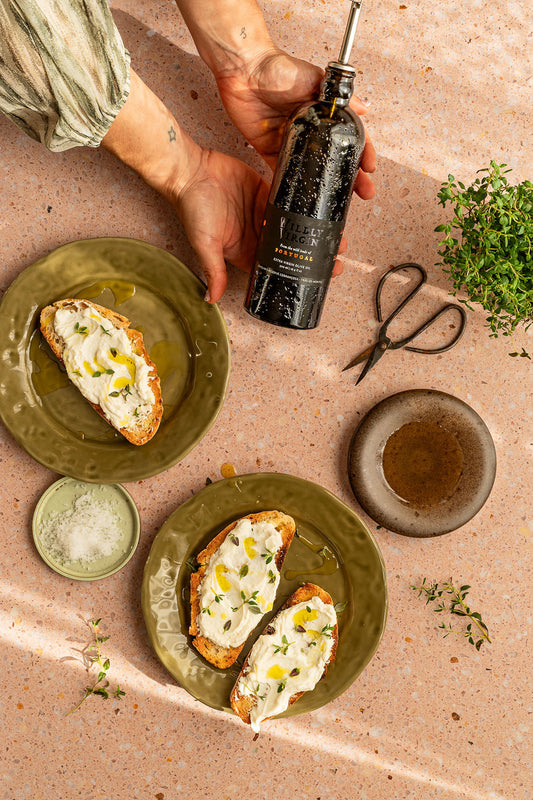 Ricotta Honey Crostini