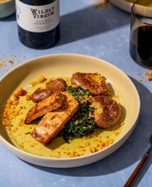 Tofu cooked à Lagareiro style
