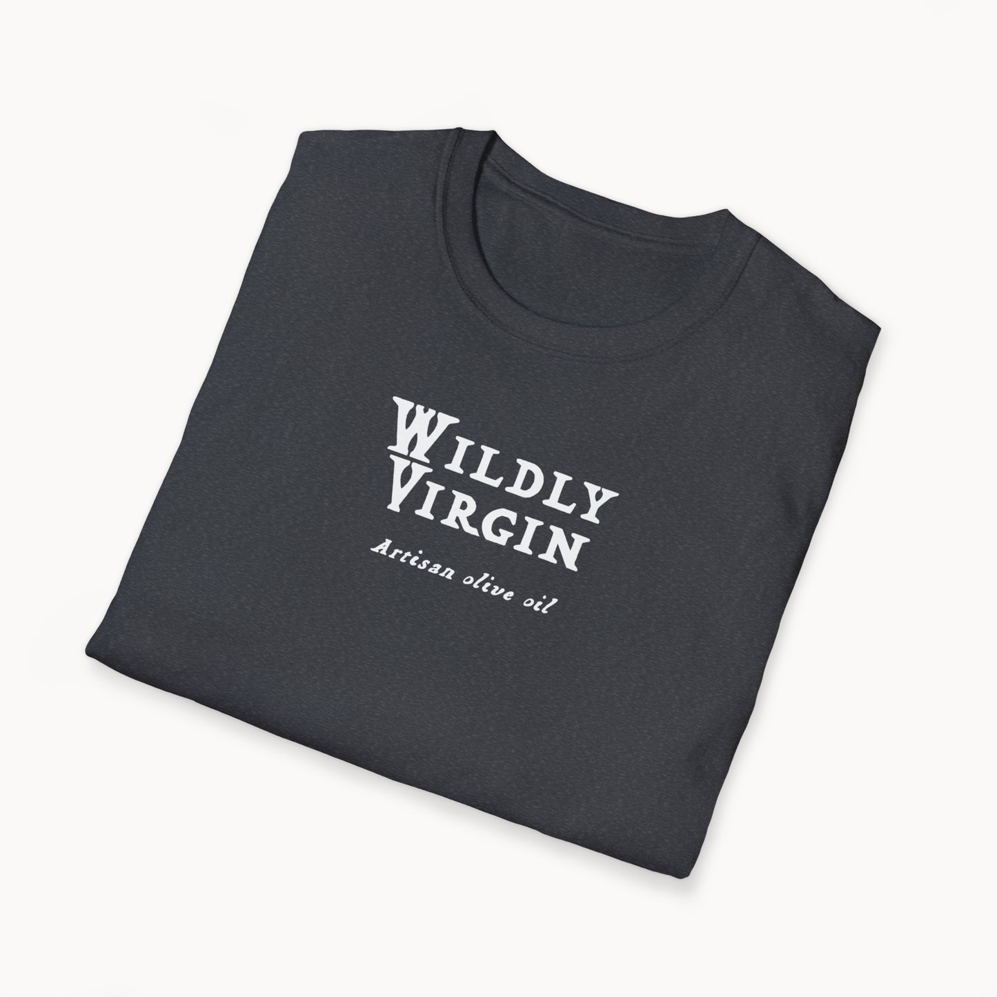 Wildly Virgin artisan olive oil t-shirt
