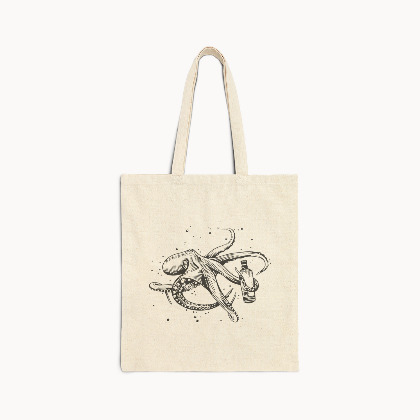 Wildly Virgin Octopus Cotton Canvas Tote