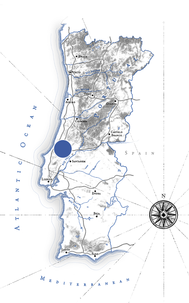 Map showing production location