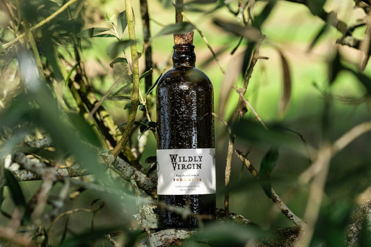olive oil bottle in the wild