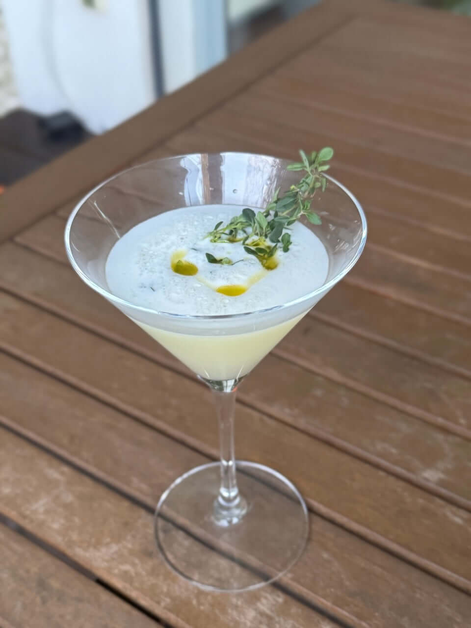 Olive Oil Gin Sour