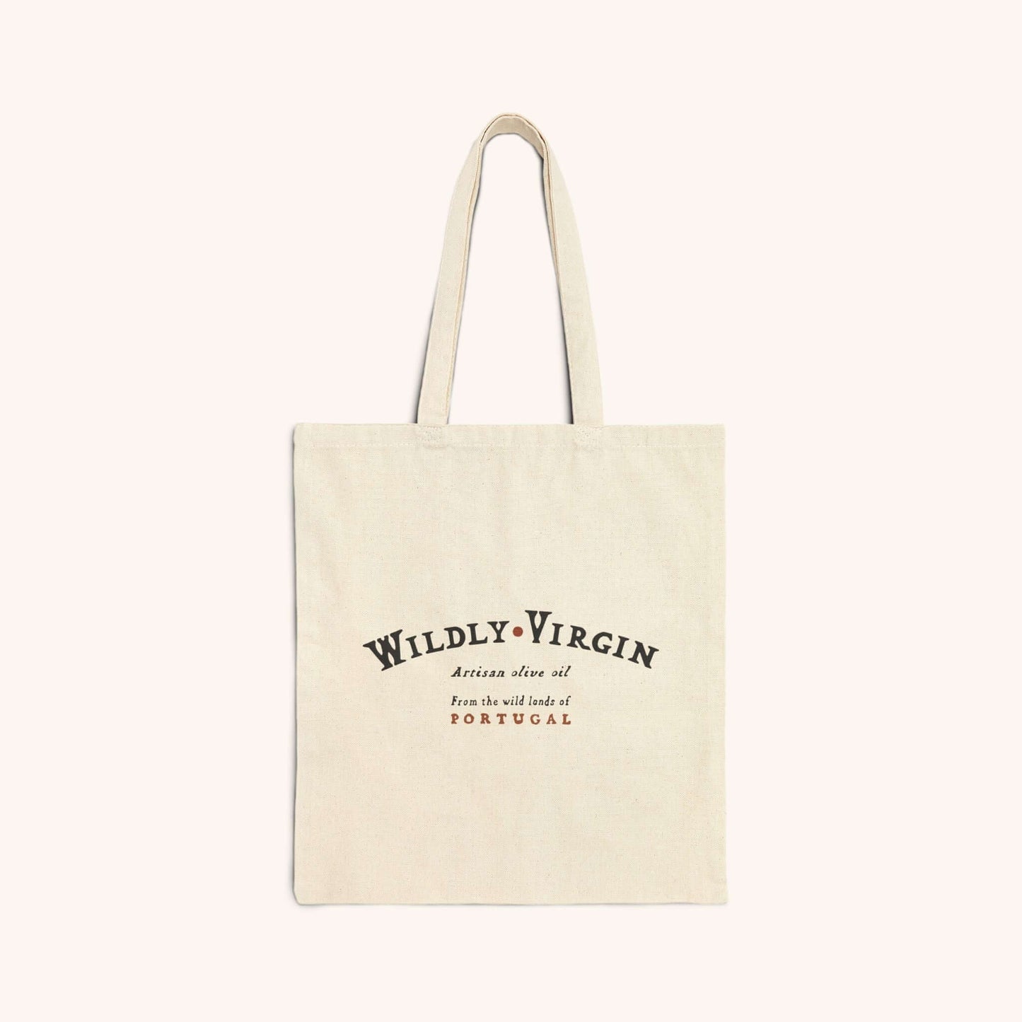 Wildly Virgin Ibex Canvas Tote - Back View