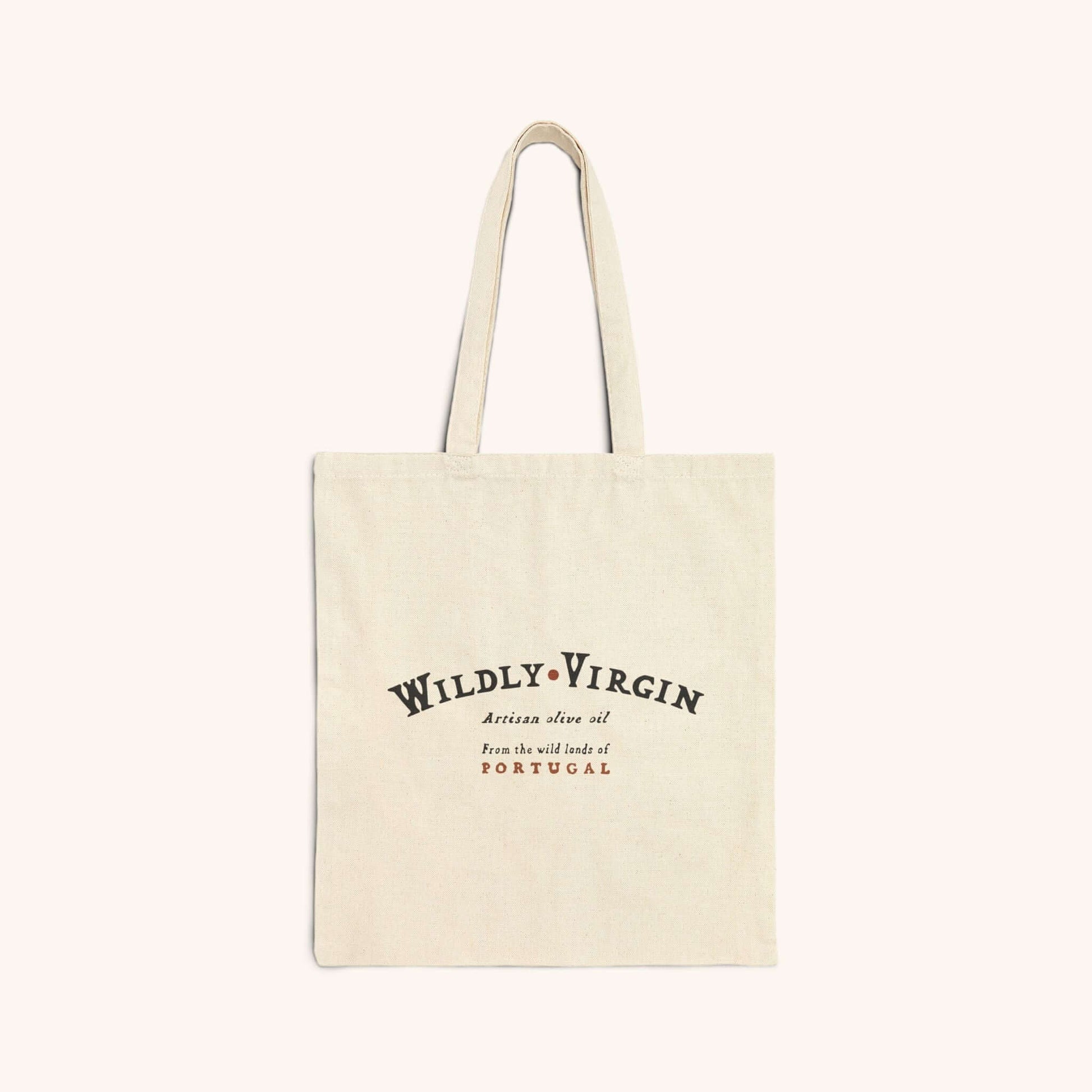 Wildly Virgin Ibex Canvas Tote - Back View