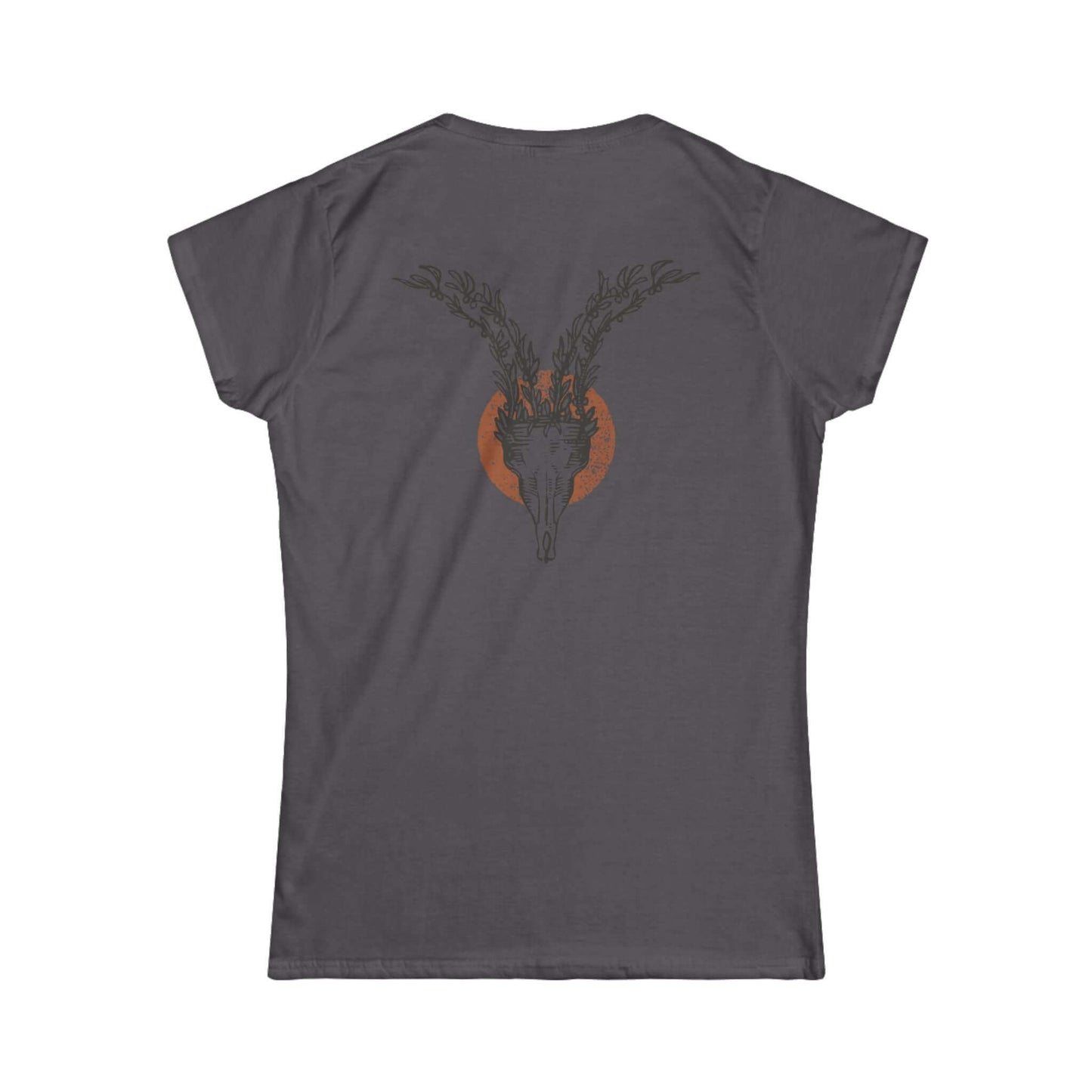 Women's Softstyle Ibex and Olive Branch Tee - Black Back