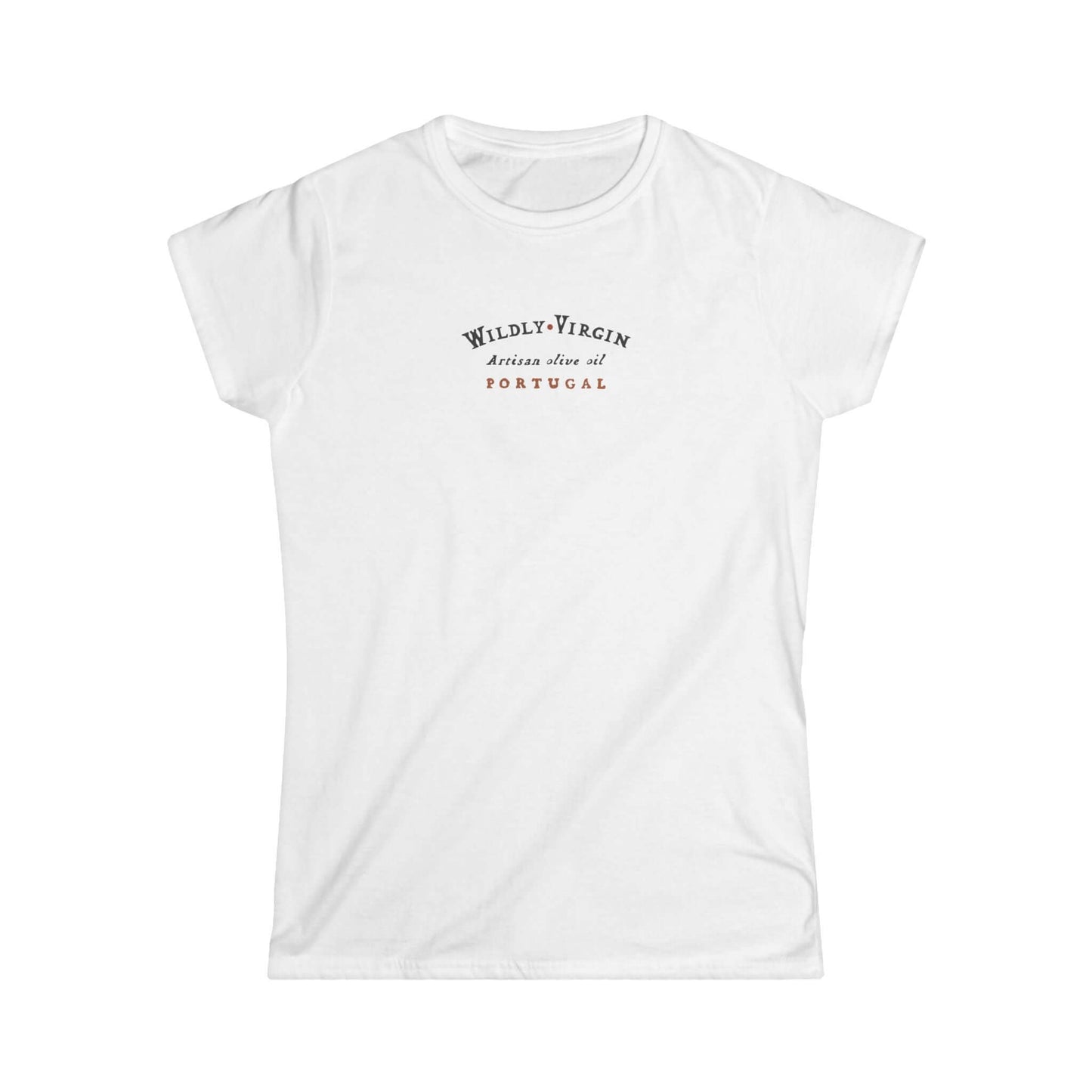 Women's Softstyle Ibex and Olive Branch Tee - White Front